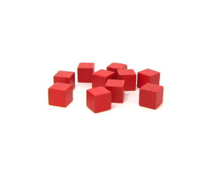 10mm Wooden Cubes (10 units) - Image 2