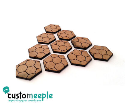 Bases hexagonales (hexágonos 10 uds) - Imagen 3