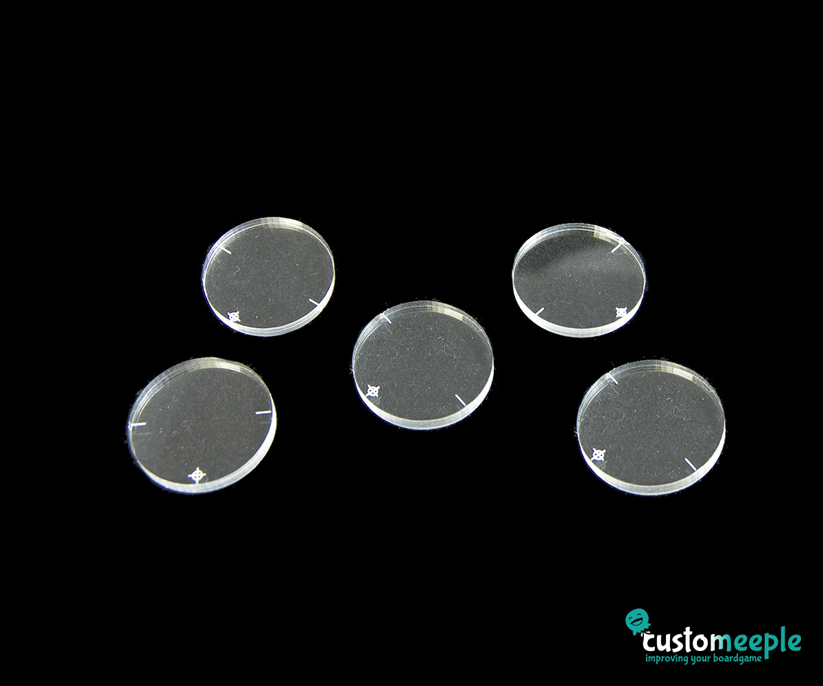 CLEAR ACRYLIC BASES for Miniatures ELLIPSE 90mm x 55mm TRANSPARENT OVAL 