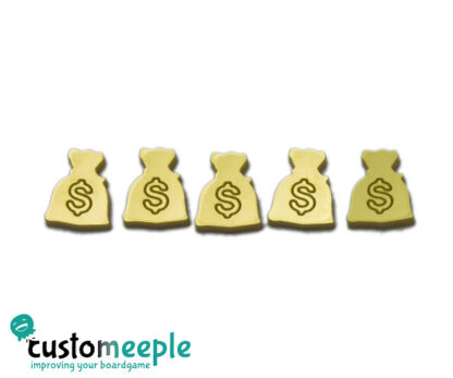 Ficha bolsa de dinero (5 unidades) - Imagen 2