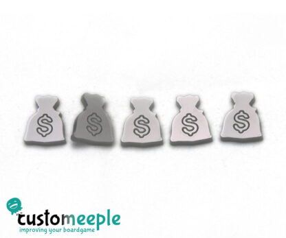 Ficha bolsa de dinero (5 unidades)