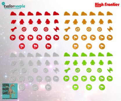 Set Mega Deluxe para High Frontier (210 uds) - Imagen 3