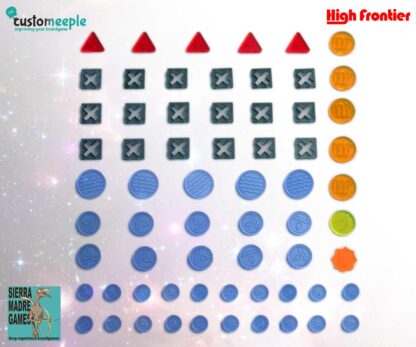 Set Mega Deluxe para High Frontier (210 uds) - Imagen 2