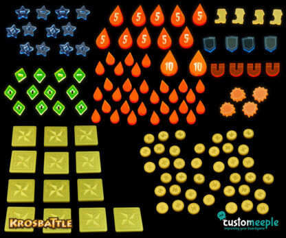 Pack en caja Krosbattle (145 fichas)