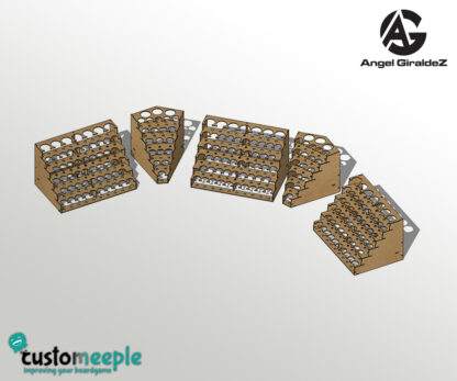 Angel Giraldez's Paint Rack Table (5 pieces) - Image 3