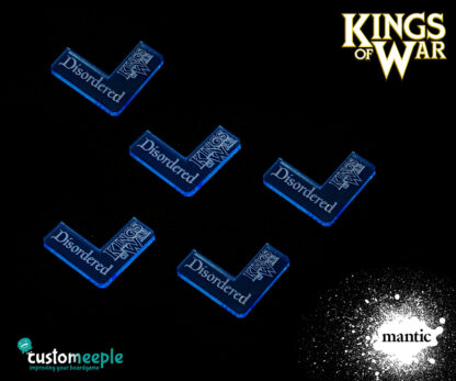 Kings of War Disordered markers (5 Units)