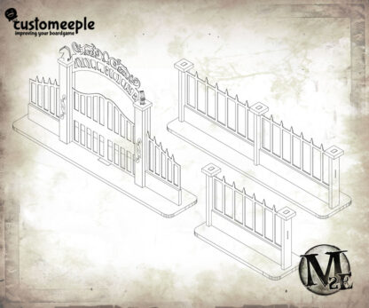 Malifaux Dollhouse Gate and Fences - Image 2