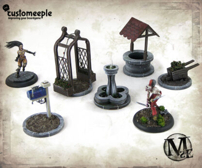 Malifaux Dollhouse Objective Markers