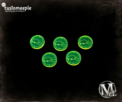 Malifaux marcadores marchito (5 Uds)