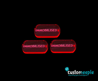 War Action Immobilised Markers (3 Units)
