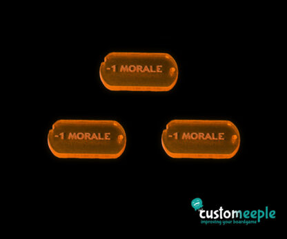 War Action -1 Morale Markers (3 Units)