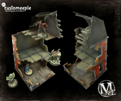 Malifaux Ruined Millbank modular houses - Image 2