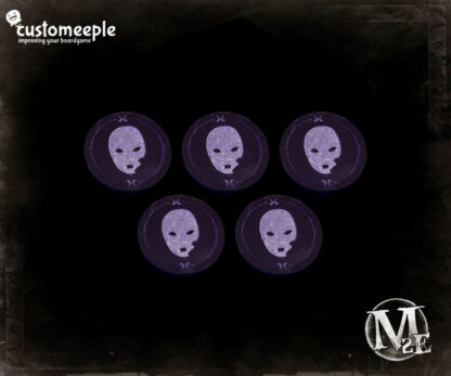 Malifaux marcadores de facción (5 Uds) - Imagen 4