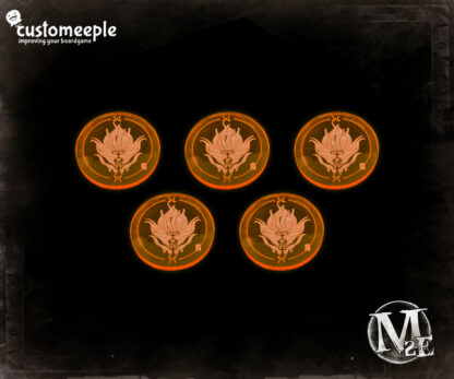 Malifaux marcadores de facción (5 Uds) - Imagen 2