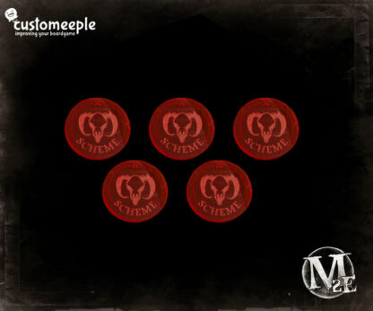 Malifaux marcadores de "scheme" (5 Uds) - Imagen 4