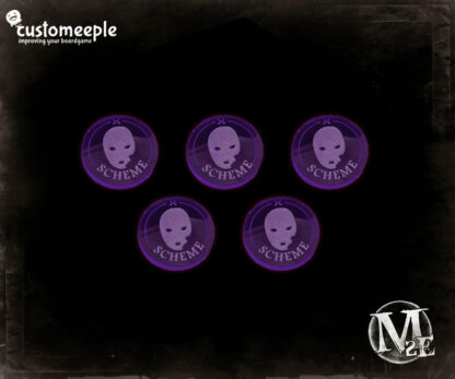 Malifaux marcadores de "scheme" (5 Uds) - Imagen 5