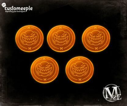 Malifaux marcadores de Calabaza (5 Uds)