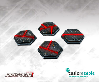 Aristeia! Bases ALPEH Hexagonales (4 Uds)