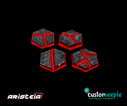 Aristeia! Bases ALPEH Hexagonales (4 Uds) - Imagen 4