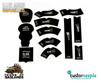 Gaslands REFUELLED Templates "Basic" (12 Units)