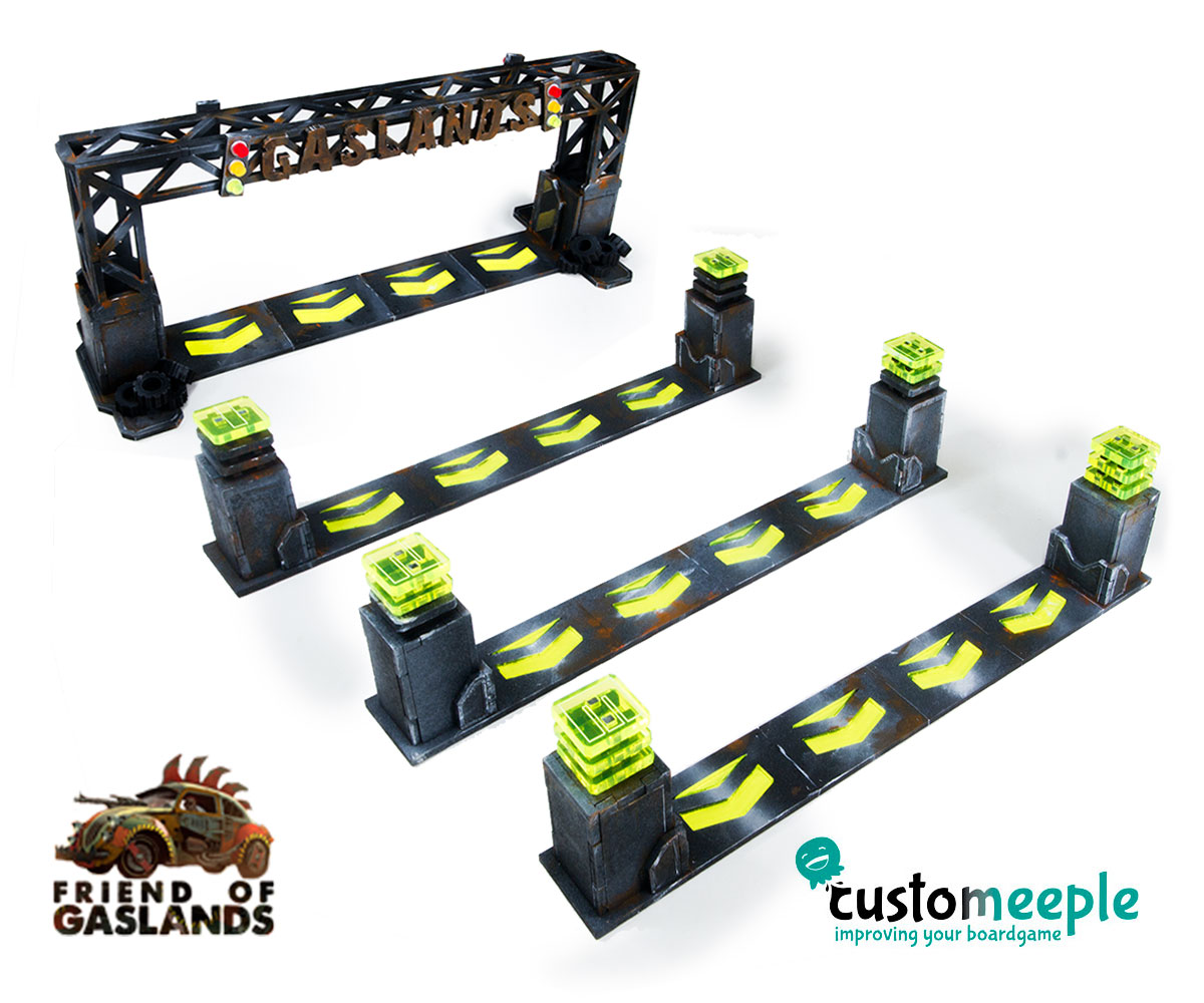 Gaslands compatible Gate & Checkpoints (4 Units) – Customeeple