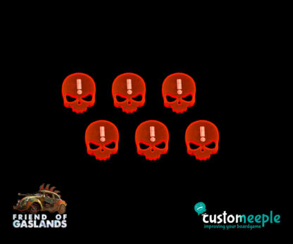 Gaslands Hazard Token (6 Units)