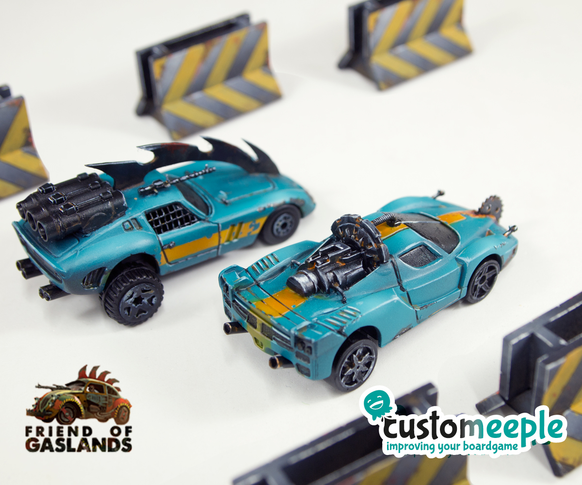 Gaslands compatible Crash Barriers (6 Units)