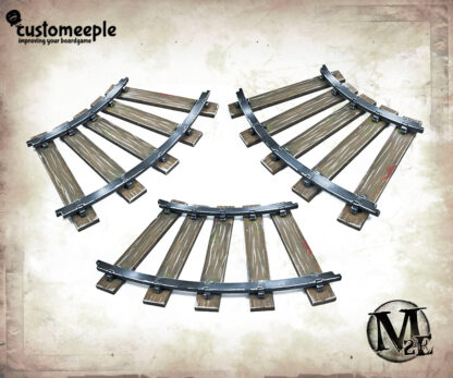 Malifaux Transdimensional Express Rails curves set (3 Units)