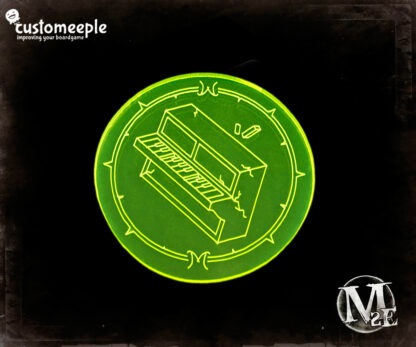 Malifaux marcador de area "Piano" (1 Uds)