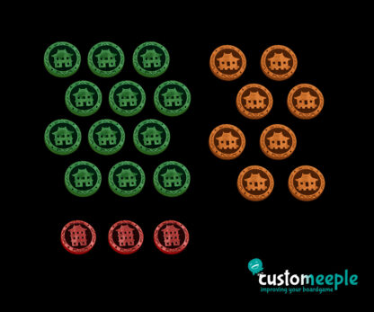 Indonesia Compatible City Tokens (23 Units)