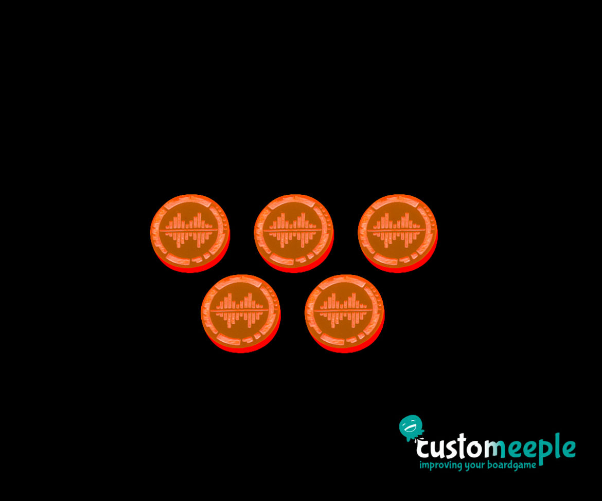 Xwing compatible Interference tokens (5 Units) Customeeple