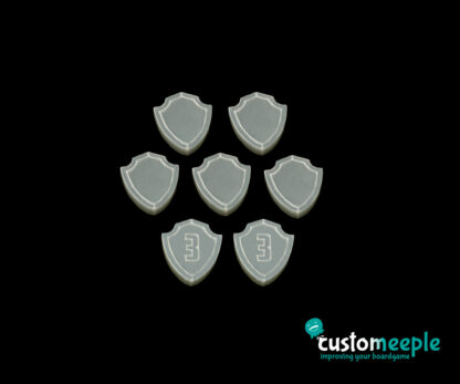 Keyforge compatible Armour Token V2 (6 Units) - Image 2