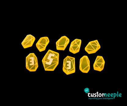 Keyforge compatible Stone token V2 (10 Units)