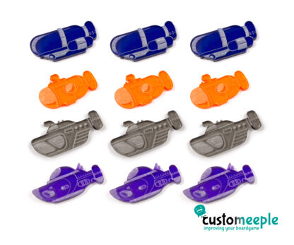 Underwater Cities Compatible worker tokens (12 Units) - Image 2