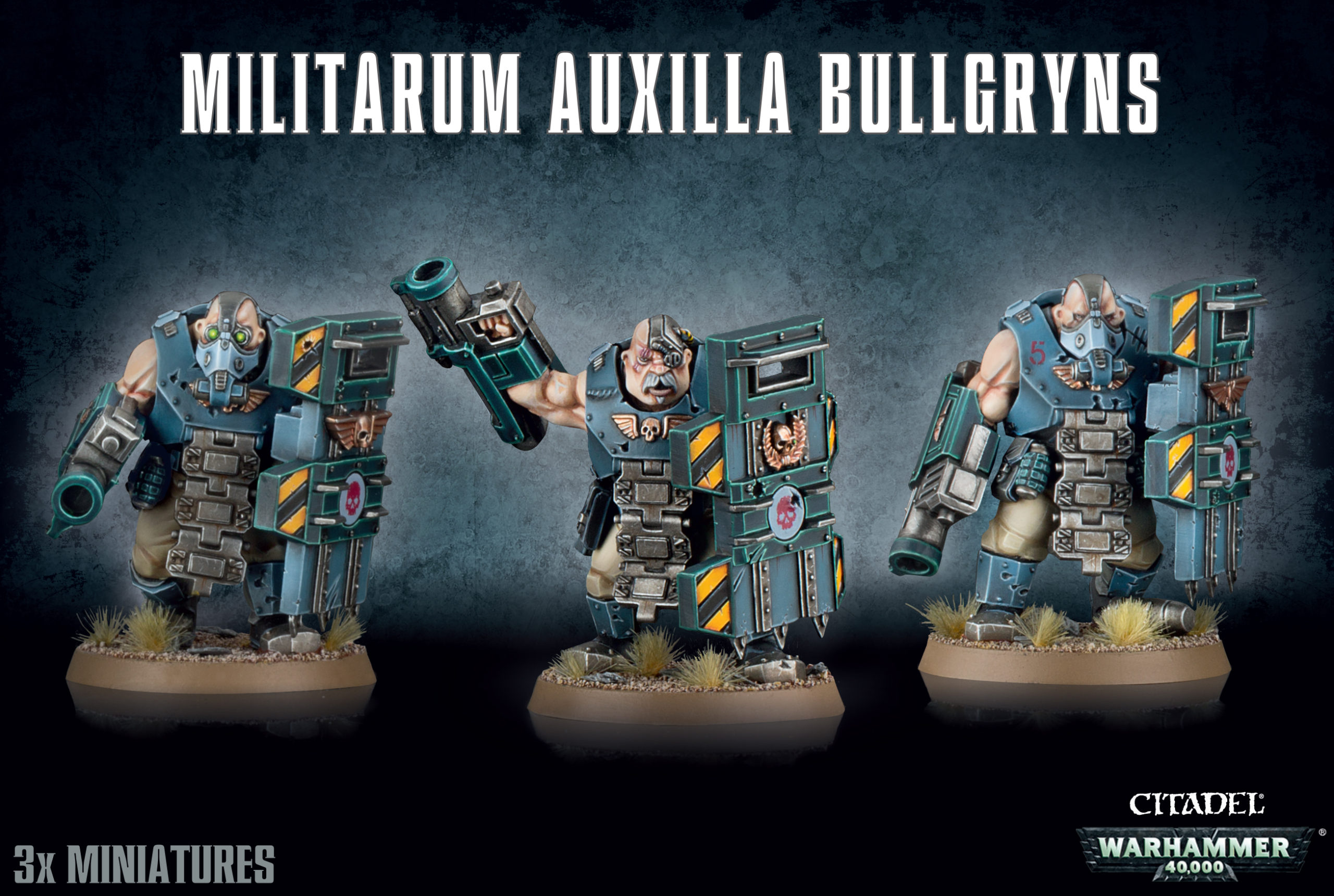 Astra Militarum Auxilla Bullgryns – Customeeple