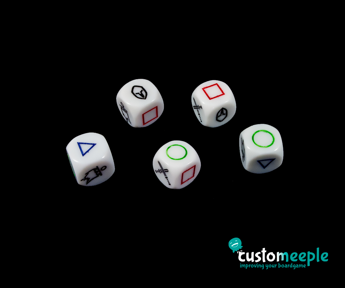 Command & Colors Compatible dice (5 Units) Customeeple