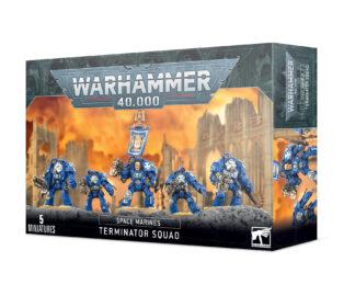 Warhammer 40k Space Marines Terminator Squad - Multipart Plastic Miniatures For Wargaming