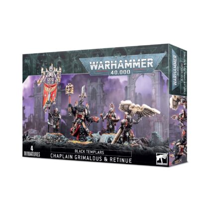 Black Templars:  Chaplain Grimaldus & Retinue