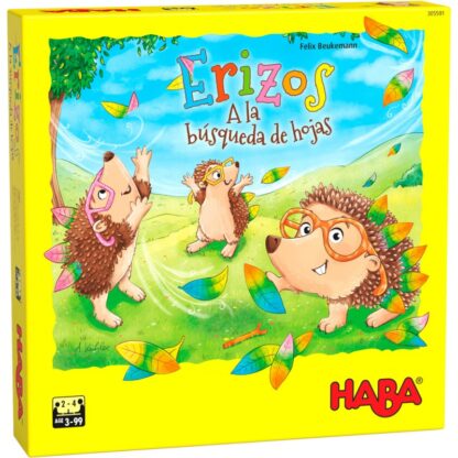 Erizos a la búsqueda de hojas