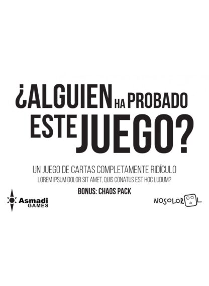 ¿Alguien ha probado este juego?