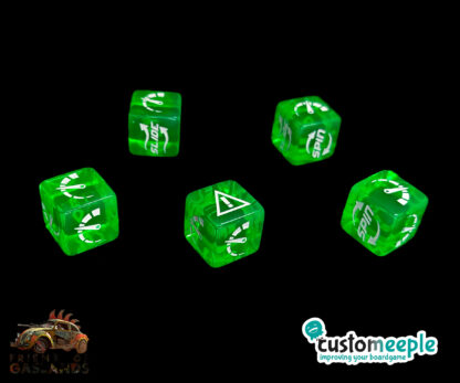 Dados Gaslands 16mm "nfs" (5 Uds) - Imagen 3