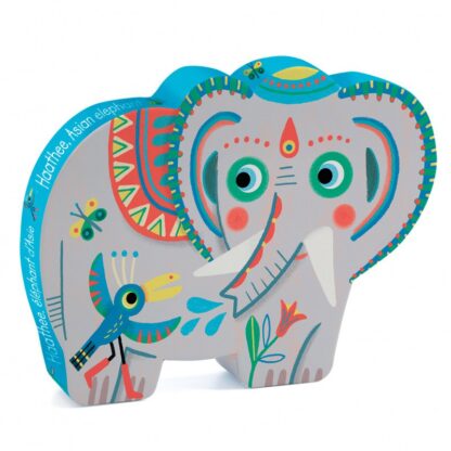 Puzzle Silueta Haathe Elefante
