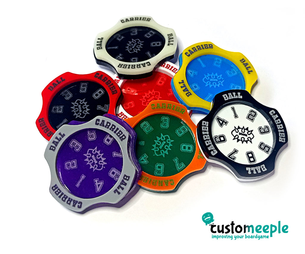 Blood Bowl ball carrier token Customeeple