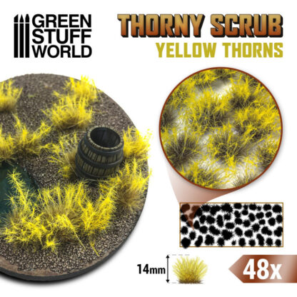 GSW: Thorny Scrub 14mm - Yellow Thorns