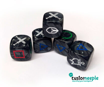 Dados compatibles con Command & Colors (5 Uds) - Imagen 2