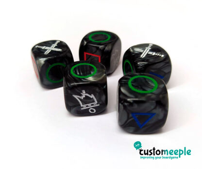 Dados compatibles con Command & Colors (5 Uds)