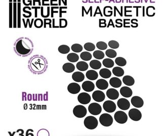 Round Magnetic Sheet Self-Adhesive - 40mm