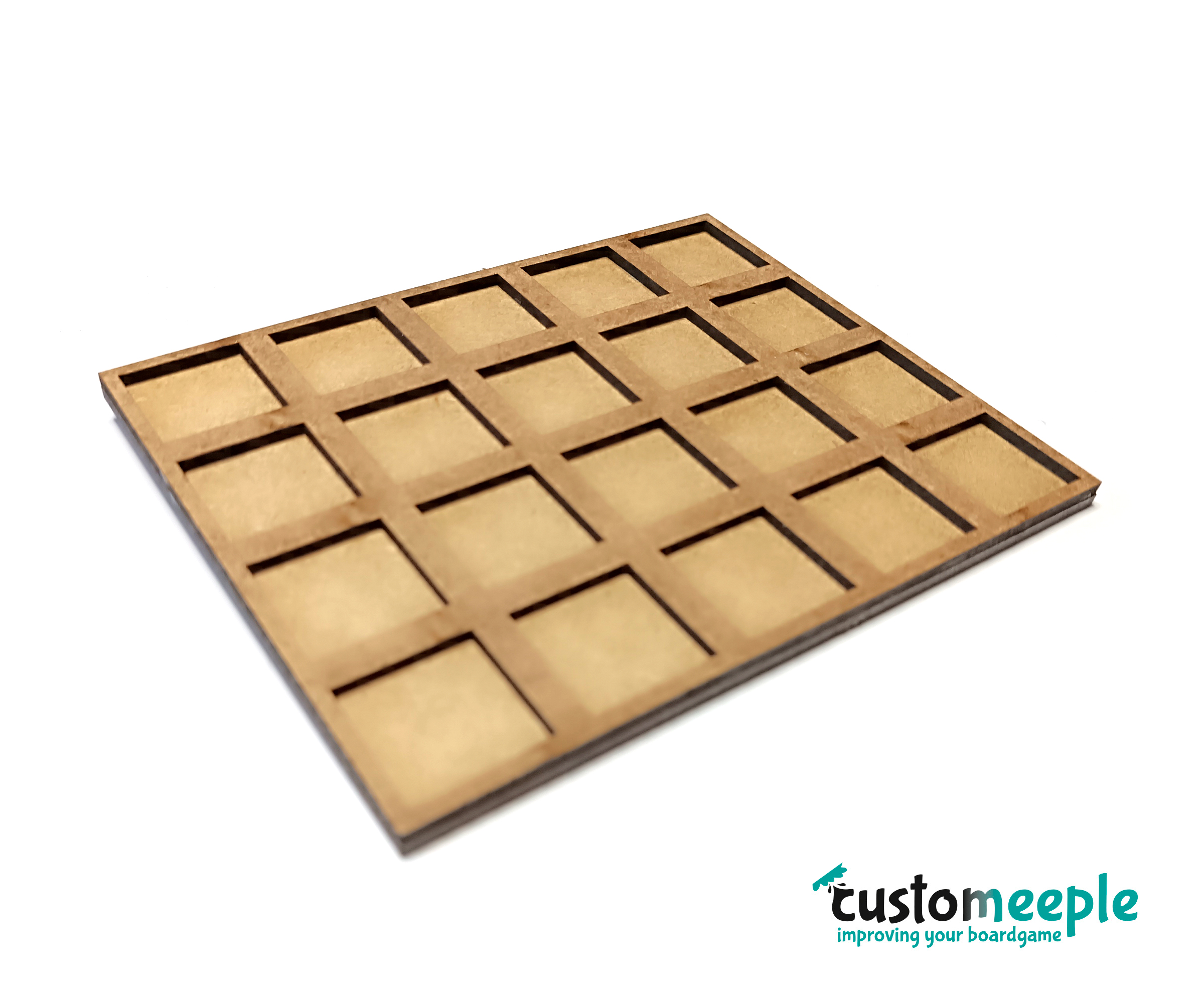 Warhammer TOW adapter trays - 25x25mm holes - MKZ Games