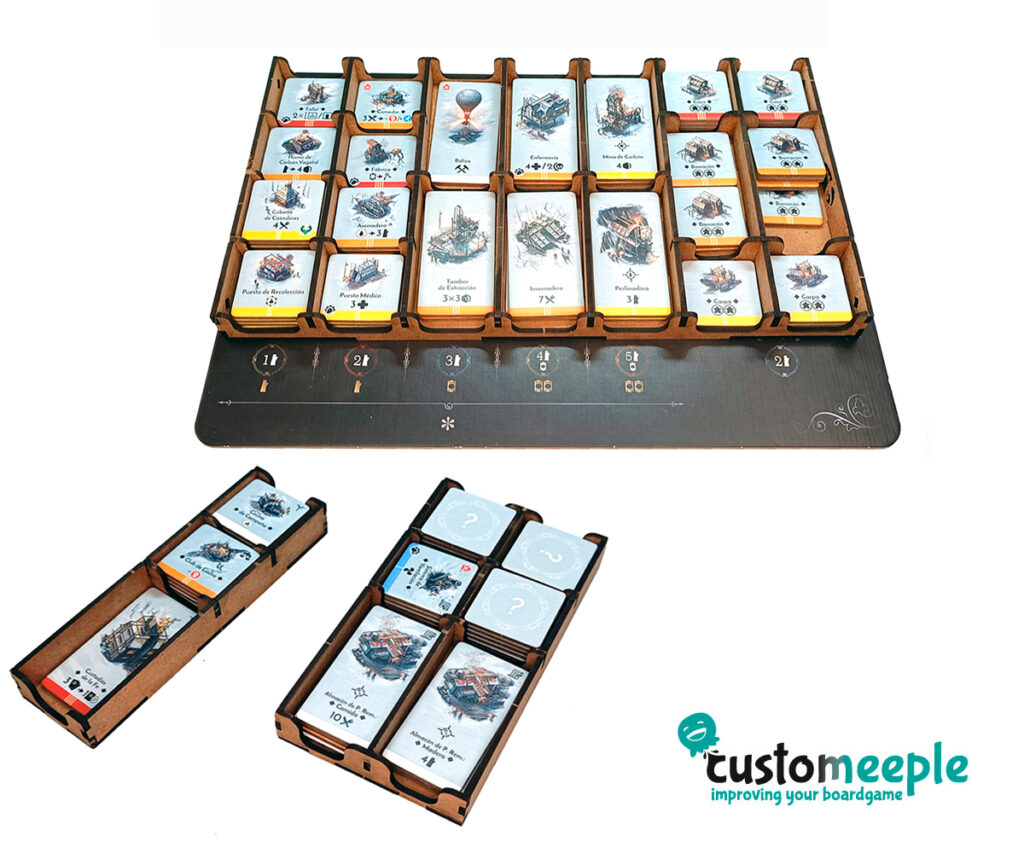 Frostpunk Compatible building boards Organizer Customeeple