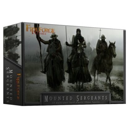 Mounted Sergeants (12 Mounted Plastic Figures)